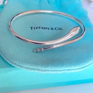 Tiffany & Co. Snake Bangle Bracelet - Elsa Peretti Sterling Silver *Never Worn*